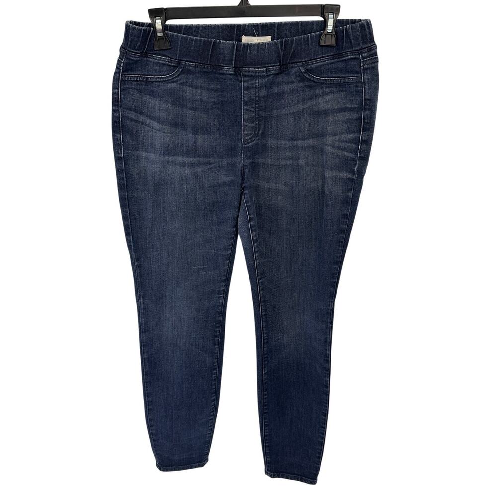 EILEEN FISHER Elastic Waist Pull on Jegging Jeans // S